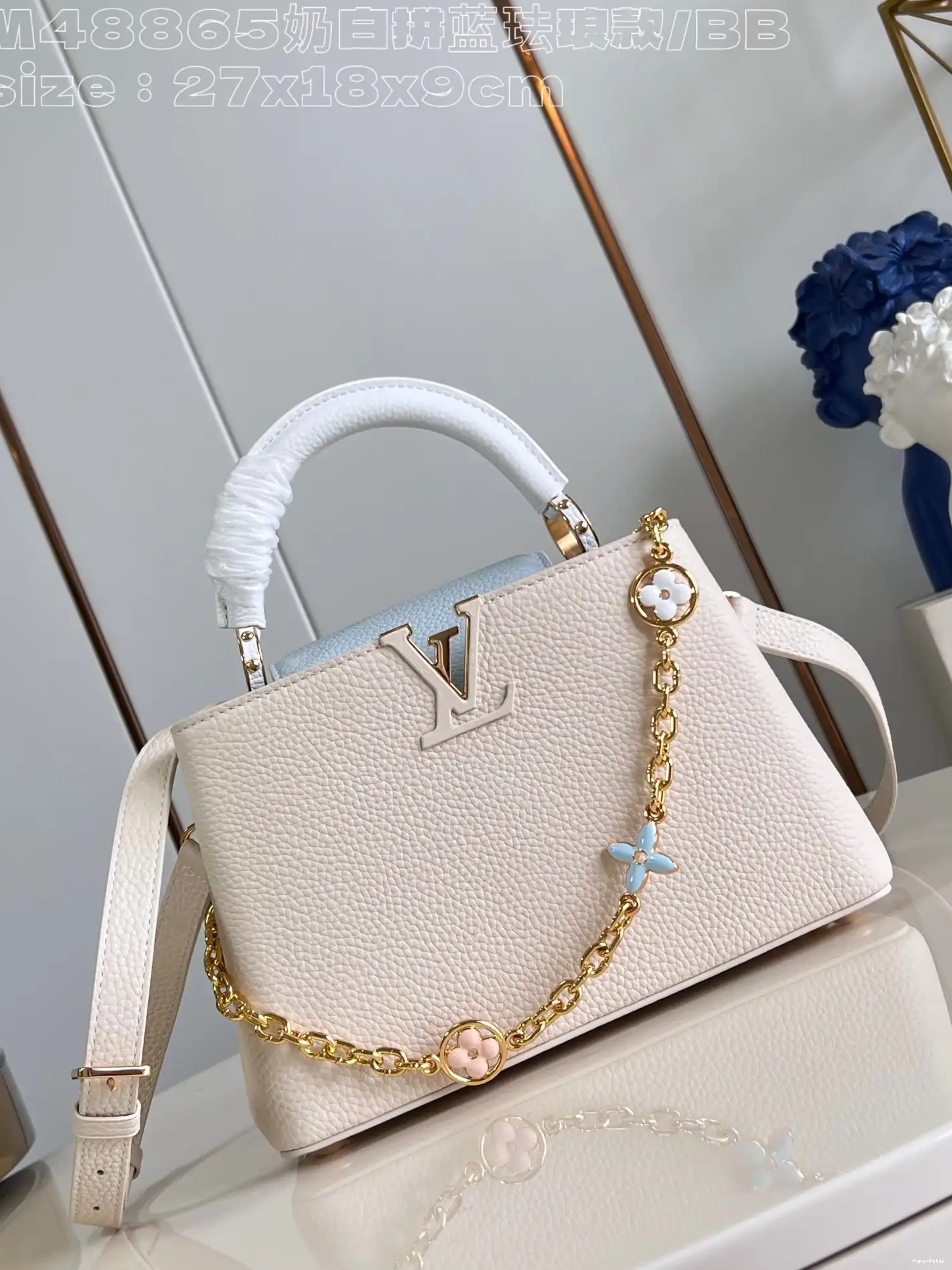VUITTON LOUIS BB-27*18*9CM CAPUCINES 0607